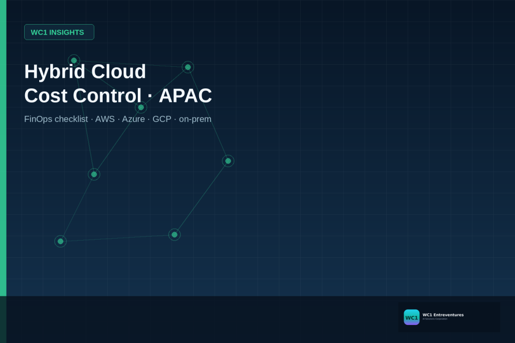 Cloud Cost Control in Hybrid Environments: A Checklist for APAC Ops Leaders