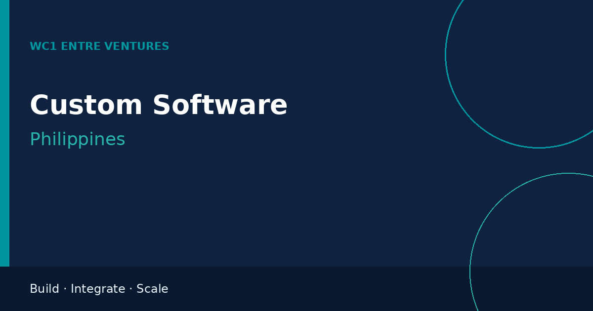 Custom Software Development in the Philippines