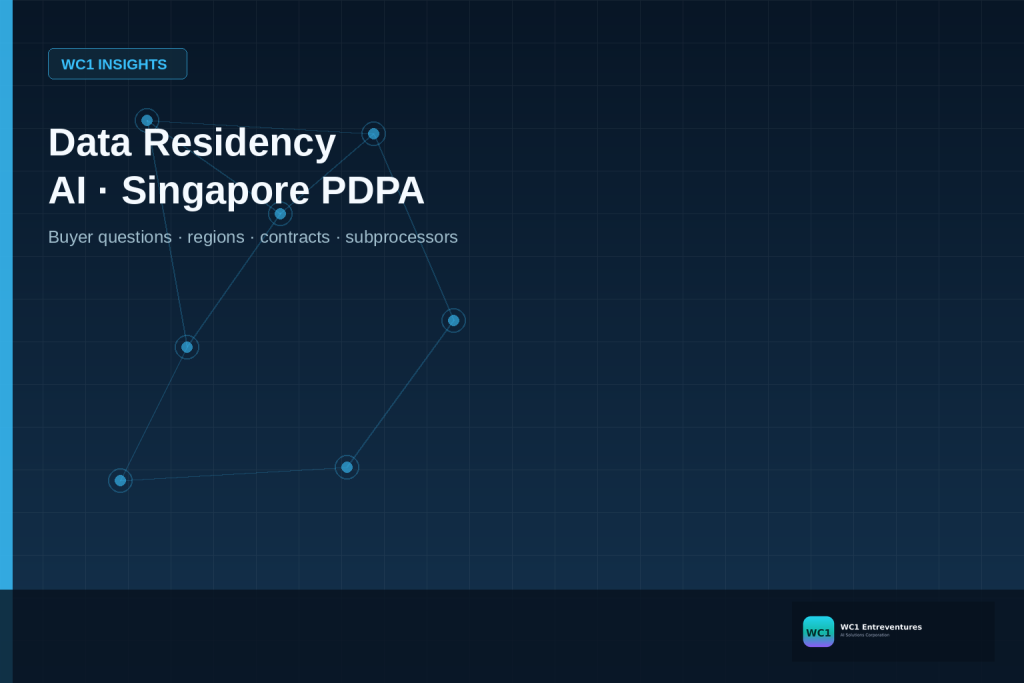 Data Residency for AI Workloads in Singapore: PDPA Questions Buyers Must Ask