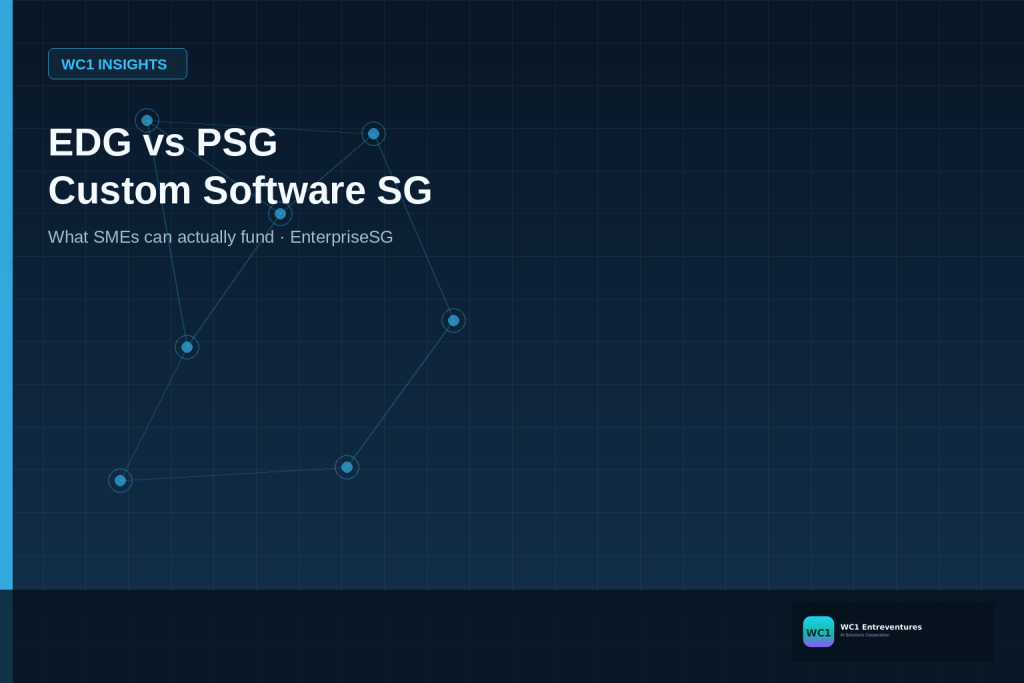 EDG vs PSG for Custom Software in Singapore: What SMEs Can Actually Fund