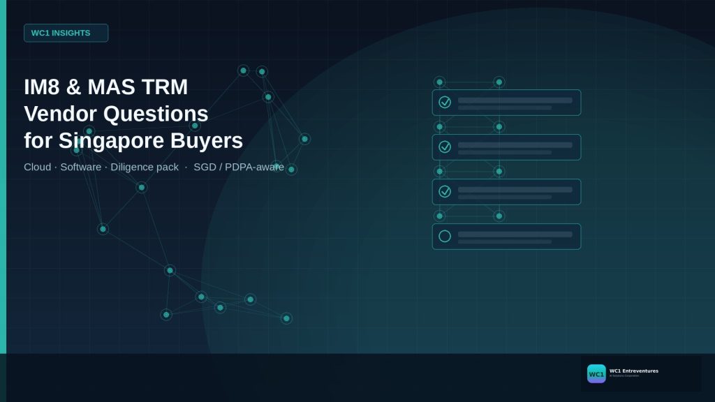 IM8 and MAS TRM Questions Singapore Buyers Should Ask Cloud and Software Vendors