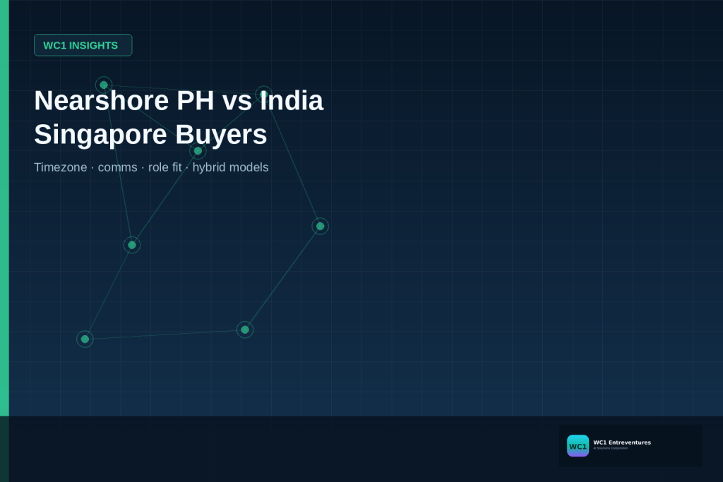 Nearshore Philippines vs India for Singapore Buyers: Beyond the Rate Card