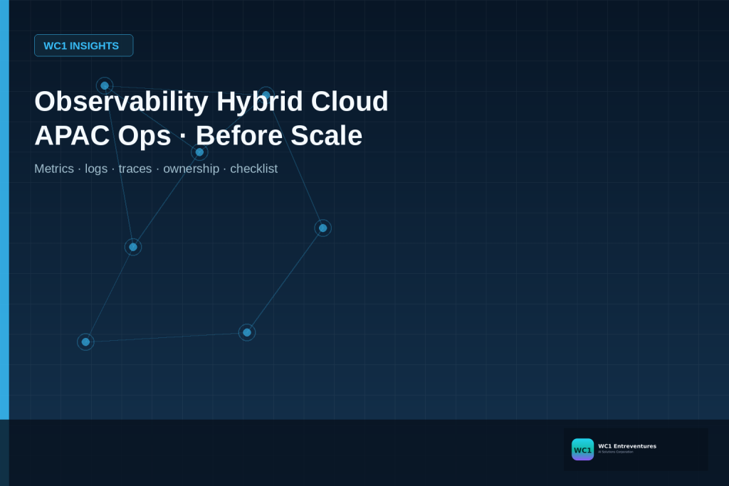 Observability for Hybrid Cloud in APAC: What Ops Must Instrument Before Scale