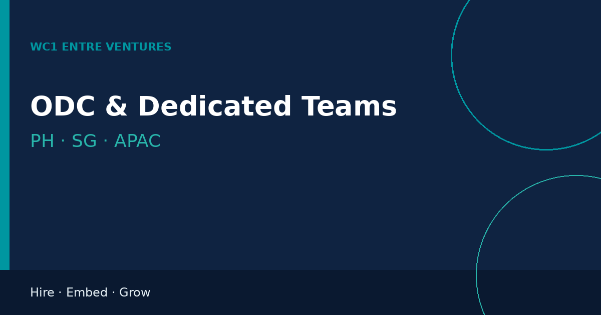 Offshore Development Centers and Dedicated Teams