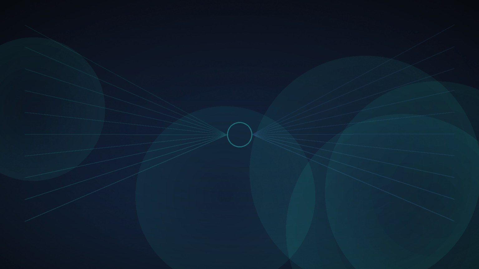 Cinematic dual-jurisdiction data corridor with navy and teal light paths, no logos