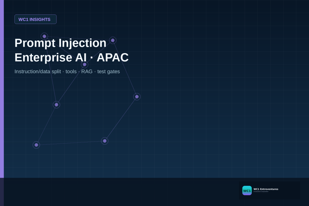 Prompt Injection Security Checklist for Enterprise AI Features (APAC)