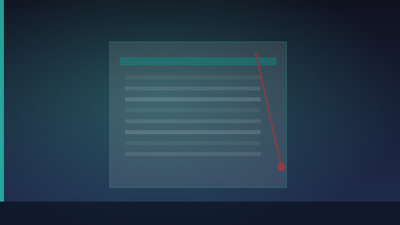 Singapore Custom Software SOW Red Flags Procurement Misses Before Signature — cinematic navy/teal SOW procurement desk, no text