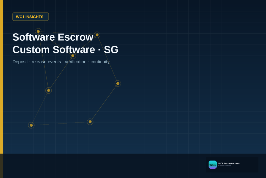 Software Escrow for Custom Software Buyers in Singapore