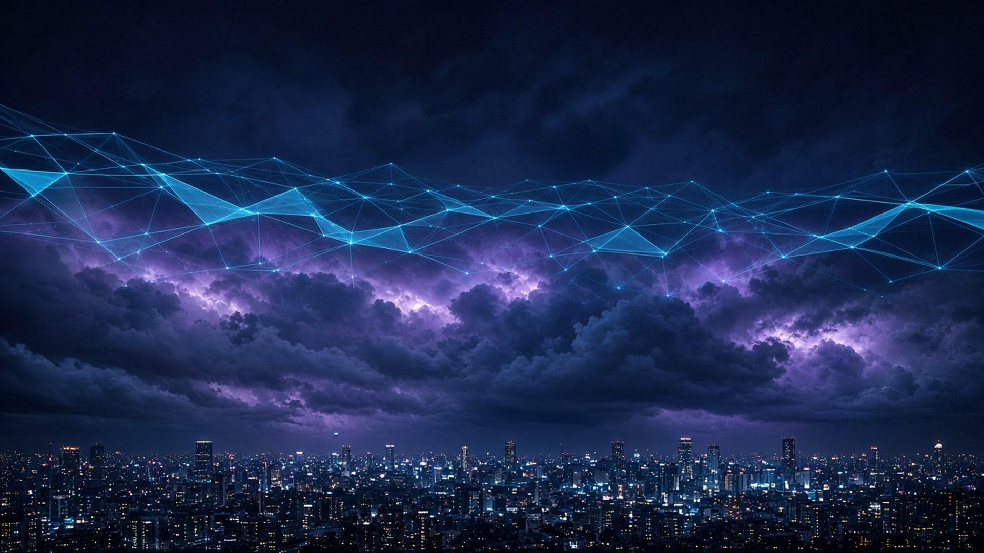 Cinematic illustration of cloud security and cnapp for WC1 cybersecurity services