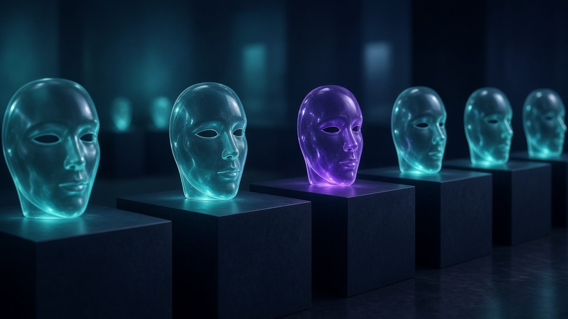 Cinematic illustration of digital risk and brand protection for WC1 cybersecurity services