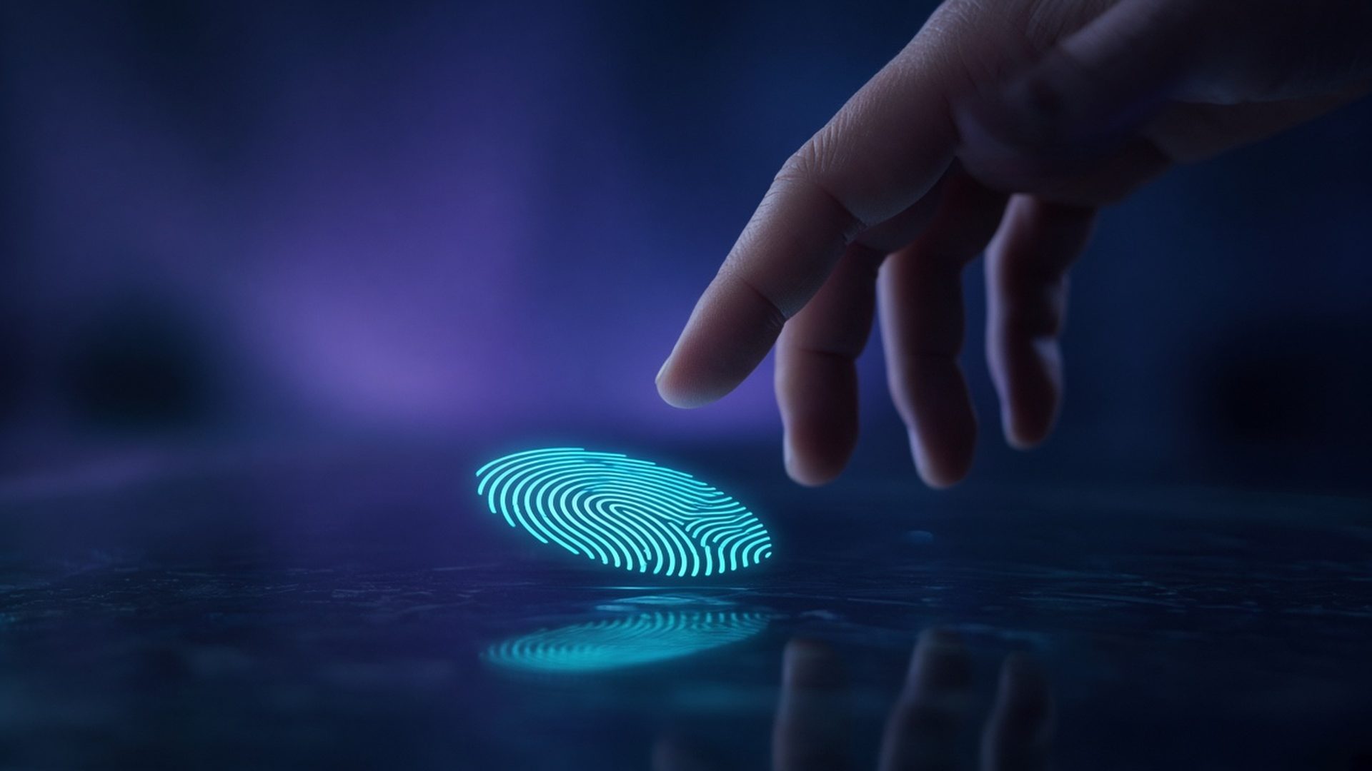Cinematic illustration of identity security and access management for WC1 cybersecurity services