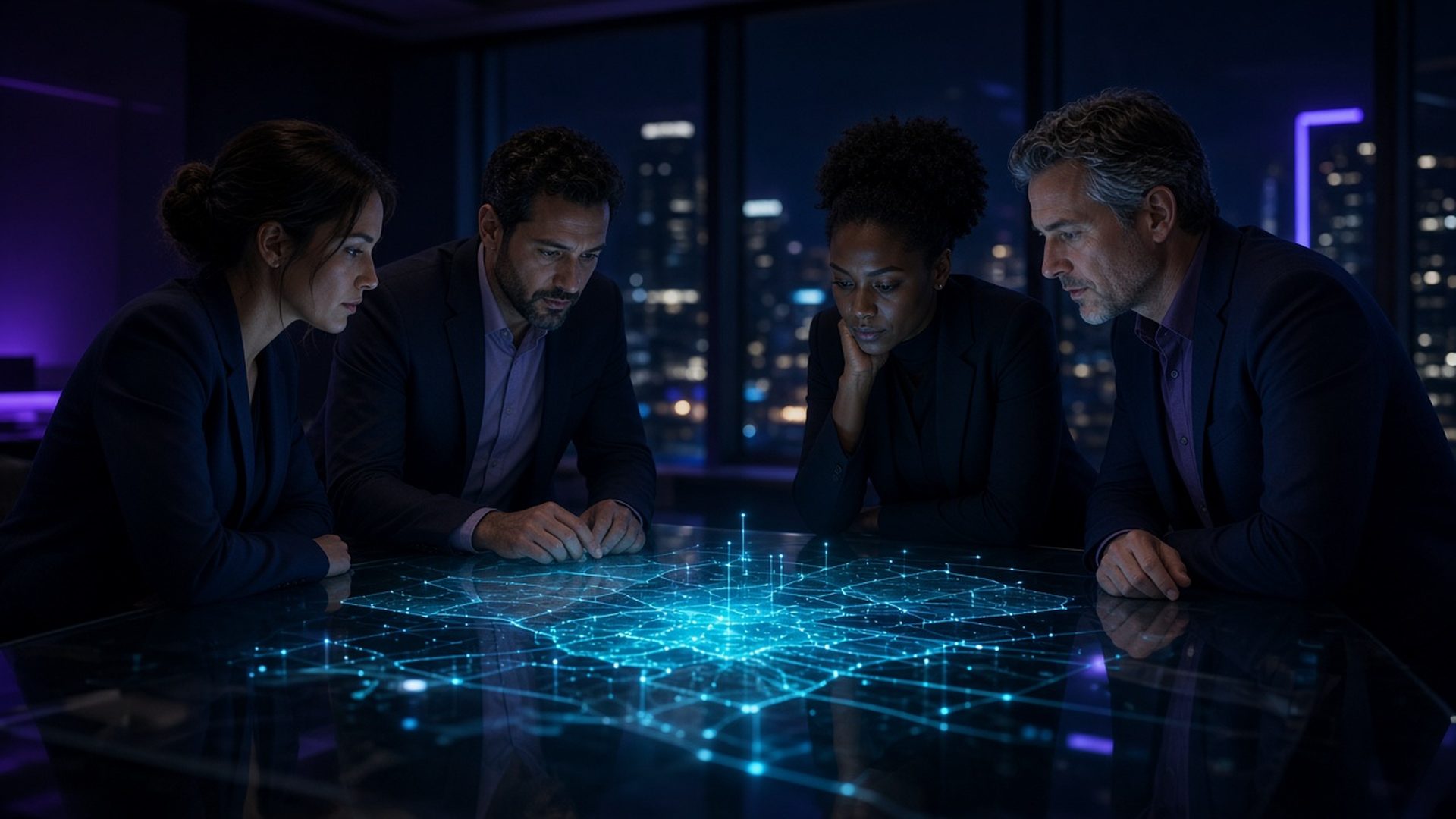 Cinematic illustration of incident response readiness for WC1 cybersecurity services