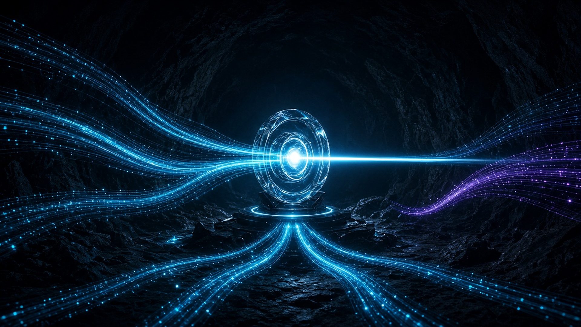 Cinematic illustration of SIEM and SOC Modernization for WC1 cybersecurity services