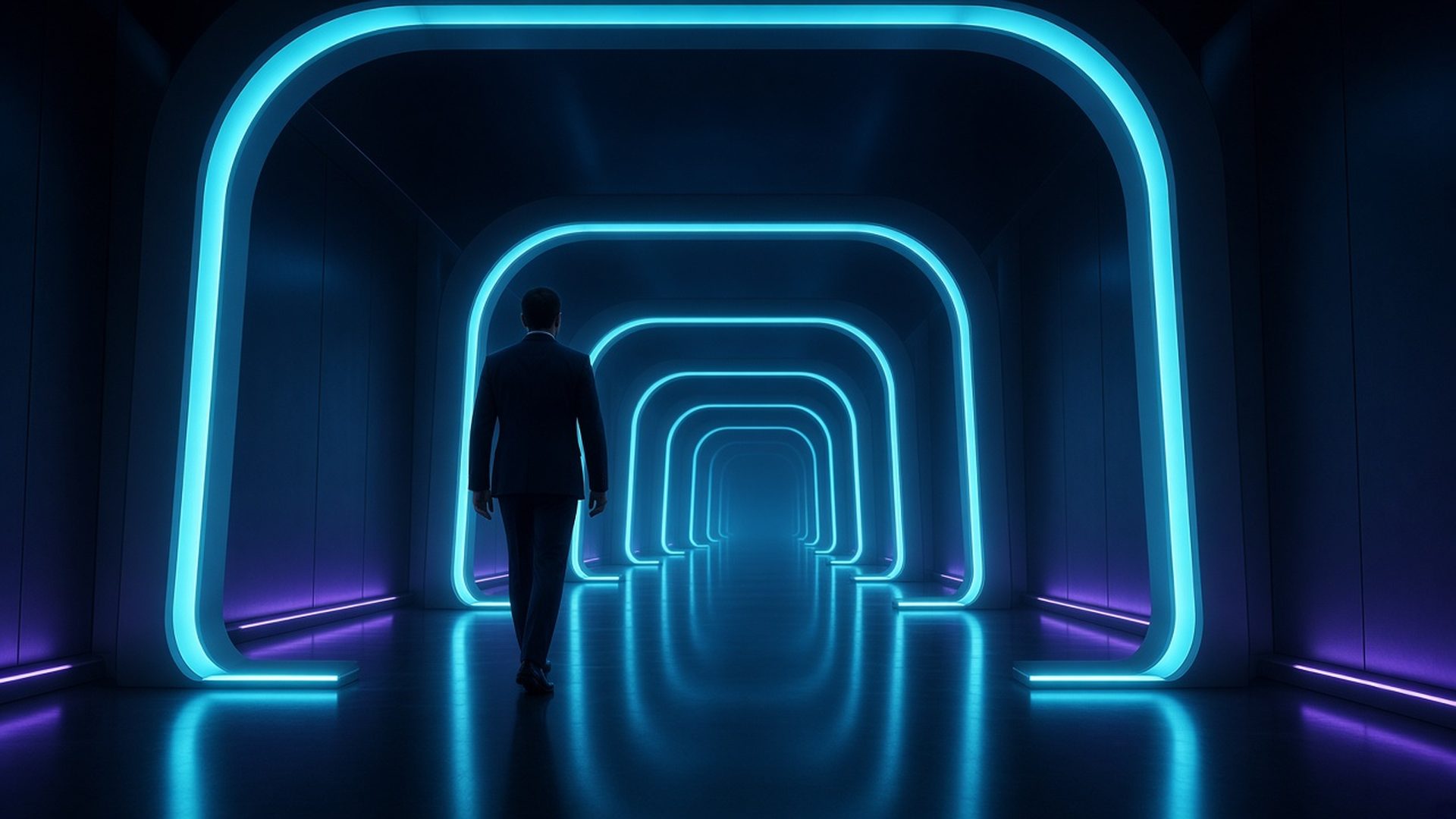 Cinematic illustration of zero trust and sase for WC1 cybersecurity services